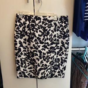 Black and white skirt